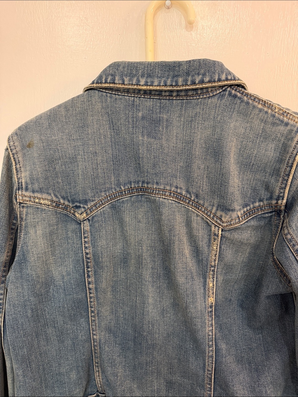 GAP Blue Women's Denim Jacket with Button Front, Vest Pockets/Size M - Picture 10 of 10